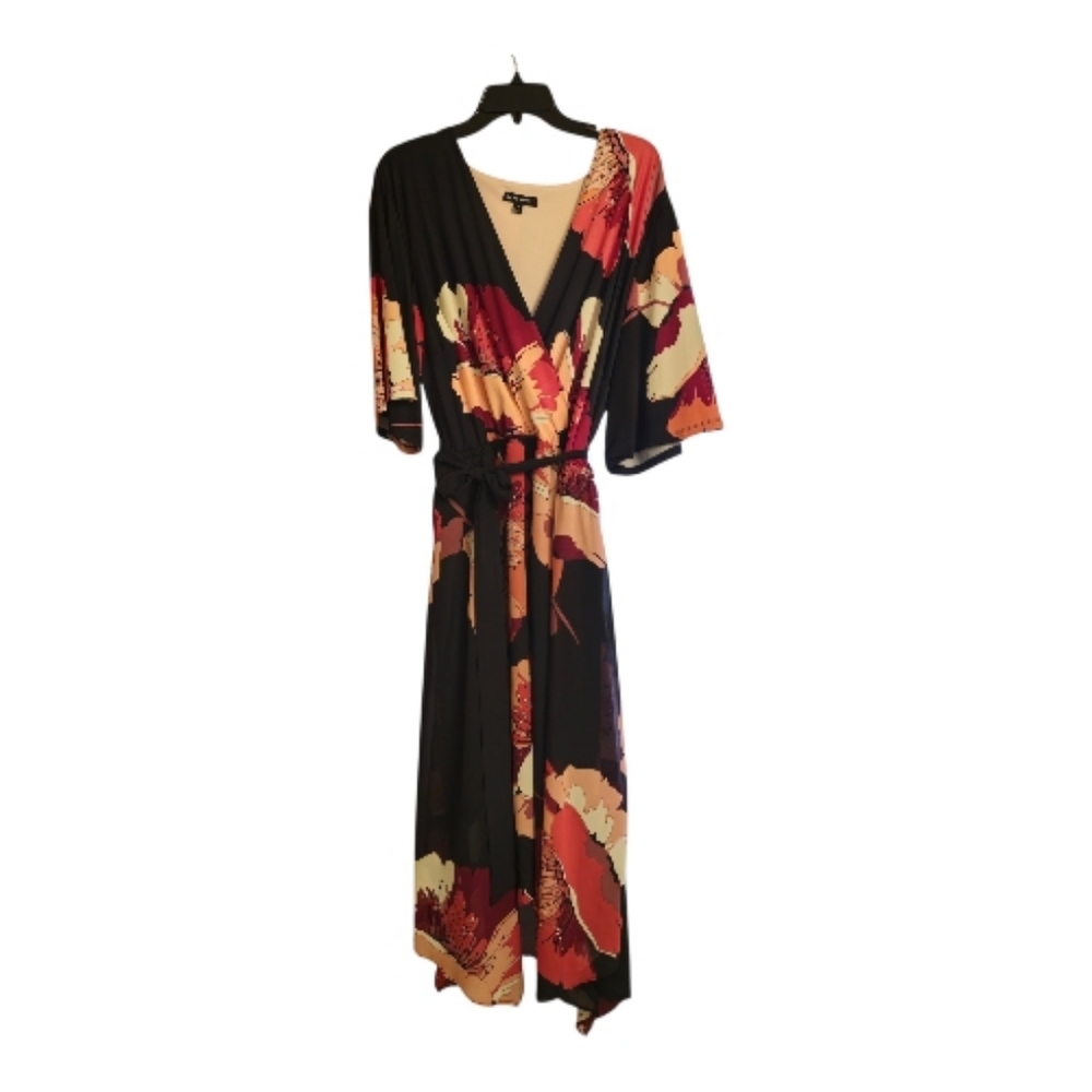 LANE BRYANT BEAUTIFUL SPRING/SUMMER FLOWER DRESS FULLY LINED SIZE 22